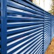 Купить декоративную накладку на столб жалюзи Milan,Tokyo 0,5 Satin с пленкой RAL 5005 сигнальный синий 