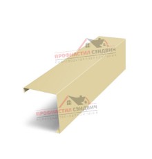 Декоративная накладка на столб угловая жалюзи Milan,Tokyo 0,45 PE с пленкой RAL 1014 слоновая кость