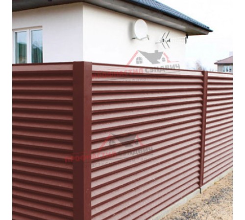 Купить декоративную накладку на столб угловая жалюзи Milan,Tokyo 0,5 Satin с пленкой RAL 3009 оксидно-красный 