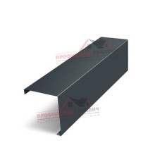 Декоративная накладка на столб жалюзи Milan,Tokyo 0,5 Satin Мatt RAL 7016 антрацитово-серый