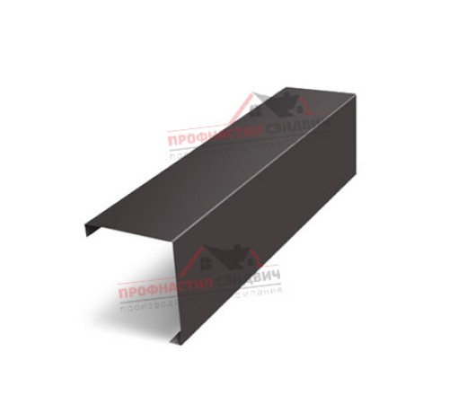 Купить декоративную накладку на столб угловая жалюзи Milan,Tokyo 0,5 GreenСoat Pural RR 32 темно-коричневый (RAL 8019 серо-коричневый) 