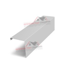 Декоративная накладка на столб угловая 0,5 Zn