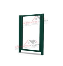 Калитка Жалюзи 1,68х1 RAL 6005 без заполнения