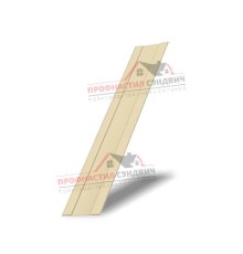 Крепежная планка жалюзи Milan,Tokyo 0,45 PE с пленкой RAL 1015 светлая слоновая кость