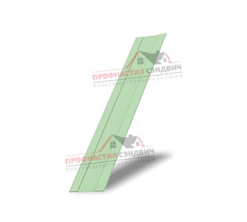 Купить крепежную планку жалюзи Milan,Tokyo 0,45 PE с пленкой RAL 6019 бело-зеленый 