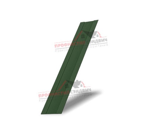 Купить крепежную планку жалюзи Milan,Tokyo 0,5 GreenCoat Pural BT, matt RAL 6020 хромовая зелень 