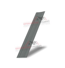 Крепежная планка жалюзи Milan,Tokyo 0,45 PE с пленкой RAL 7005 мышино-серый