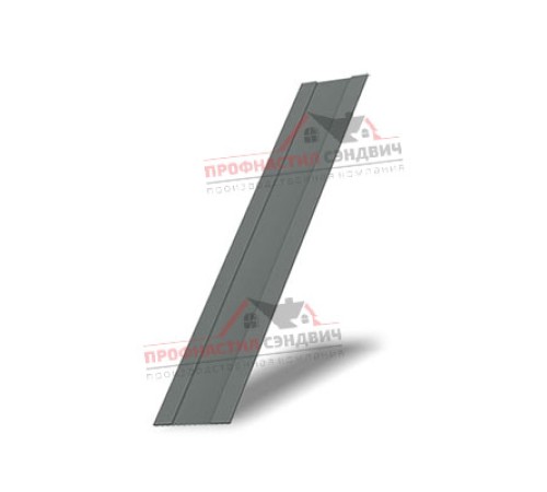 Купить крепежную планку жалюзи Milan,Tokyo 0,45 PE с пленкой RAL 7005 мышино-серый 