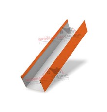 Крышка 65х40 жалюзи Milan,Tokyo 0,45 PE с пленкой RAL 2004 оранжевый