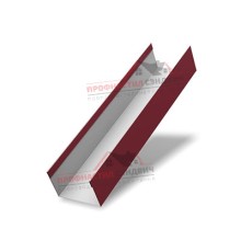 Крышка 65х40 жалюзи Milan,Tokyo 0,45 Drap RAL 3005 красное вино