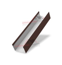 Крышка 65х40 жалюзи Milan,Tokyo 0,45 Drap RAL 8017 шоколад