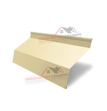 Ламель жалюзи Milan 0,45 PE с пленкой RAL 1014 слоновая кость