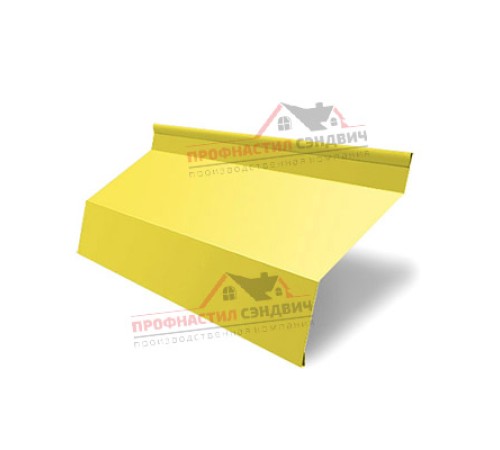 Купить ламель жалюзи Milan 0,45 PE с пленкой RAL 1018 цинково-желтый 