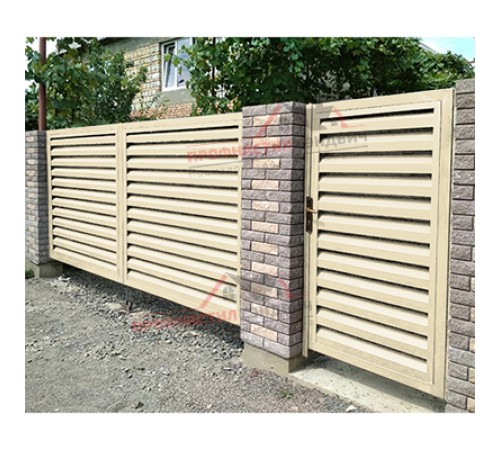 Купить нащельник (для калиток и ворот) 25х35 жалюзи Milan, Tokyo, Palermo 0,45 PE с пленкой RAL 1015 светлая слоновая кость (L1,68) 