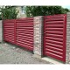 Купить нащельник (для калиток и ворот) 25х35 жалюзи Milan, Tokyo, Palermo 0,45 PE с пленкой RAL 3003 рубиново-красный (L1,68) 