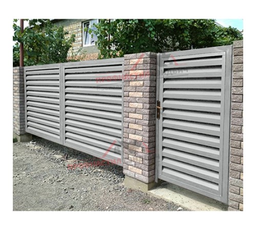 Купить нащельник (для калиток и ворот) 25х35 жалюзи Milan, Tokyo, Palermo 0,45 PE с пленкой RAL 9006 бело-алюминиевый (L1,68) 