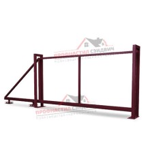 Ворота откатные Жалюзи 2,0х4,5 RAL 3005 без заполнения