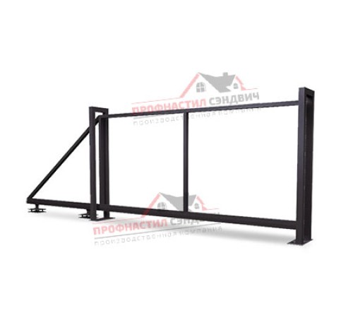 Купить ворота откатные Жалюзи 2,0х3,5 RR 32 без заполнения 