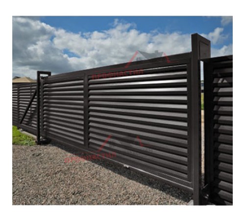 Купить ворота откатные Жалюзи 2,0х3,5 RR 32 без заполнения 
