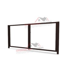 Ворота Жалюзи 1,68х3,6 RAL 8017 без заполнения