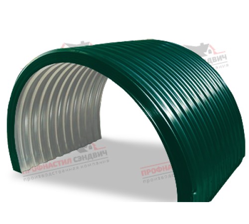 Купить профнастил окрашенный С21ПГ-1000-0.9 цена за пог.м 