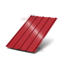 Профлист ММ35-0.5 Ширина-1000, Полиэстер RAL3020