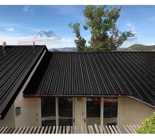 Купить профлист ММ35-0.5 Ширина-1000, PURMAN RAL9005 