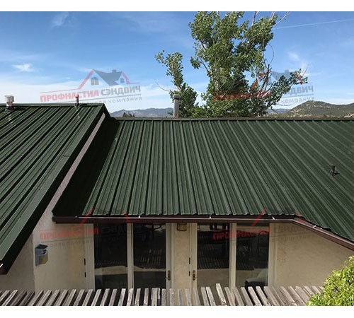 Купить профлист ММ35-0.45 Ширина-1000, Viking RAL6007 