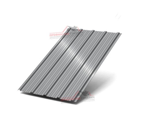 Купить профлист ММ35-0.65 Ширина-1000, Полиэстер RAL7004 