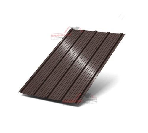 Купить профлист ММ35-0.5 Ширина-1000, PURETAN RAL8017 