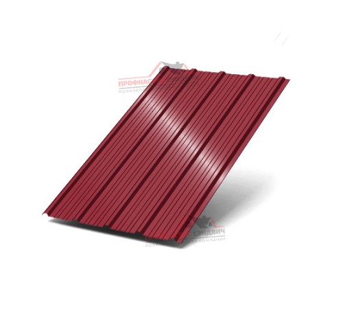 Купить профлист ММ35-0.45 Ширина-1000, Полиэстер RAL3003 