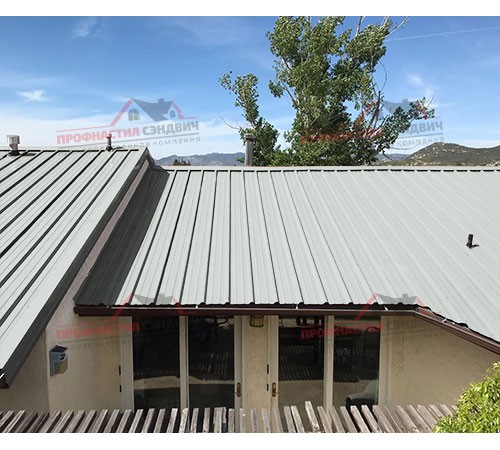 Купить профлист ММ35-0.5 Ширина-1000, Полиэстер RAL7035 