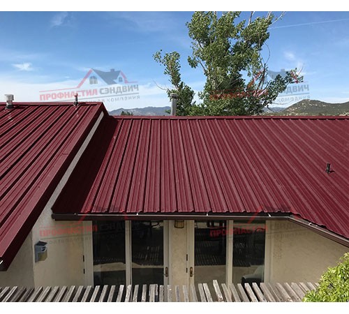 Купить профлист ММ35-0.5 Ширина-1000, PURMAN RAL3005 