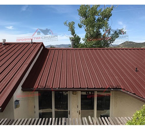 Купить профлист ММ35-0.7 Ширина-1000, Полиэстер RAL3009 