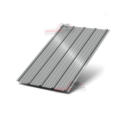 Купить профлист ММ35-0.45 Ширина-1000, Полиэстер RAL9006 