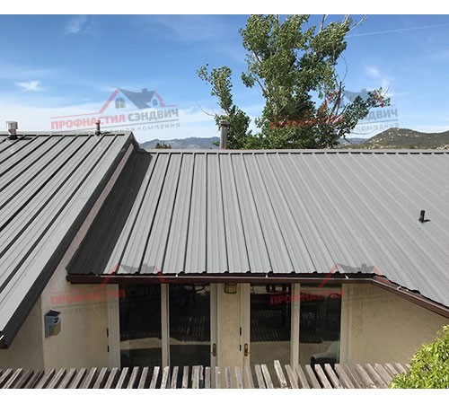 Купить профлист ММ35-0.45 Ширина-1000, Полиэстер RAL9006 