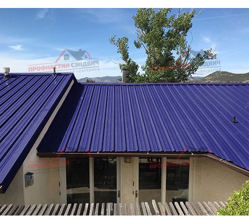 Купить профлист ММ35-0.5 Ширина-1000, Полиэстер RAL5002 