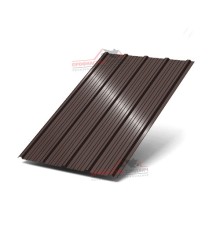 Профлист ММ35-0.5 Ширина-1000, Пластизол RAL8017