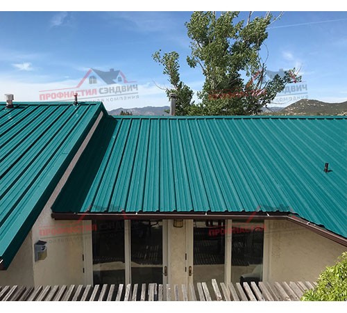 Купить профлист ММ35-0.4 Ширина-1000, Полиэстер RAL5021 