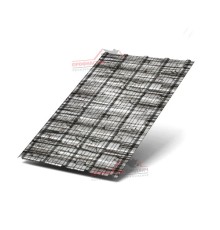 Профлист ММ35-0.5 Ширина-1000, ECOSTEEL Белый Плитняк