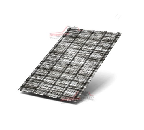 Купить профлист ММ35-0.5 Ширина-1000, ECOSTEEL Белый Плитняк 