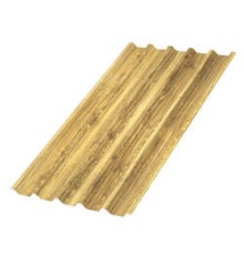 Профнастил С44-0.5, Ширина-1100, ECOSTEEL_T Золотой Дуб