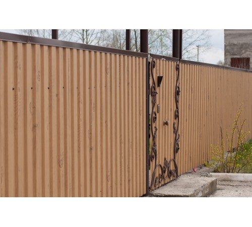 Купить профнастил МП20-1100-0.35 ECOSTEEL_T Сосна 