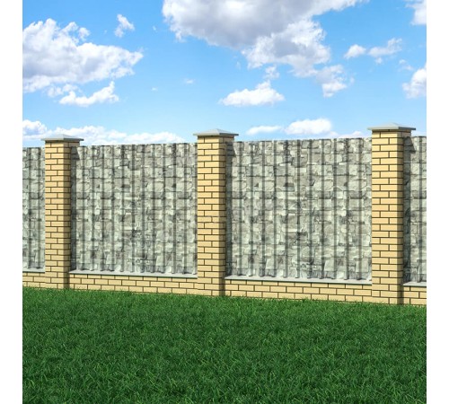 Купить профнастил С44-0.5, Ширина-1100, ECOSTEEL Белый Камень 