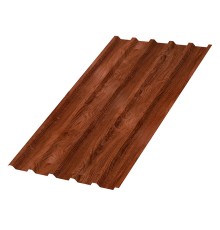 Профнастил С44-0.5, Ширина-1100, ECOSTEEL_MA Мореный Дуб