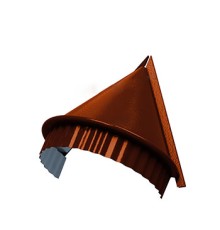 Заглушка конька круглого конусная-0,5 AGNETA CopperCopper