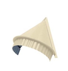 Заглушка конька круглого конусная-0,45 Полиэстер RAL1015