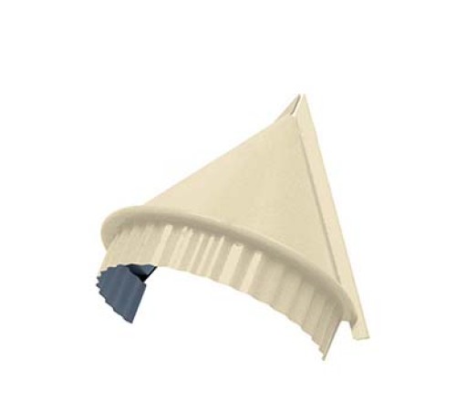 Заглушка конька круглого конусная-0,5 Norman RAL1015