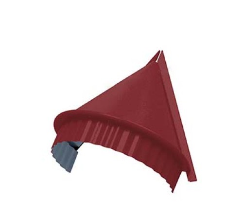 Заглушка конька круглого конусная-0,5 Norman RAL3011