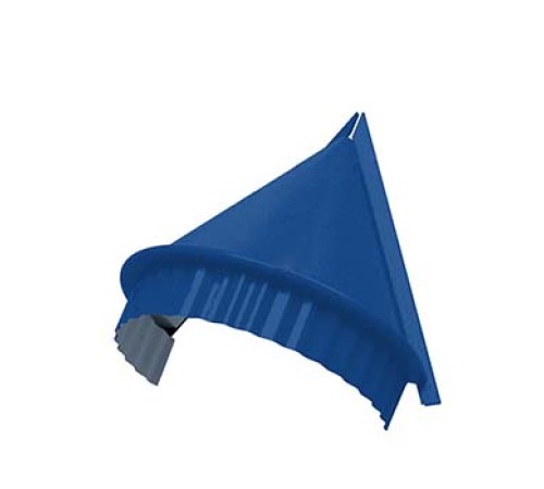 Заглушка конька круглого конусная-0,5 Полиэстер RAL5005